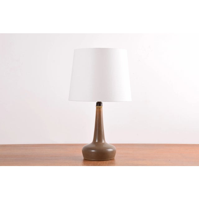Mid-Century Modern Danish Table Lamp with Lampshade from Le Klint, 1960s For Sale - Image 13 of 13