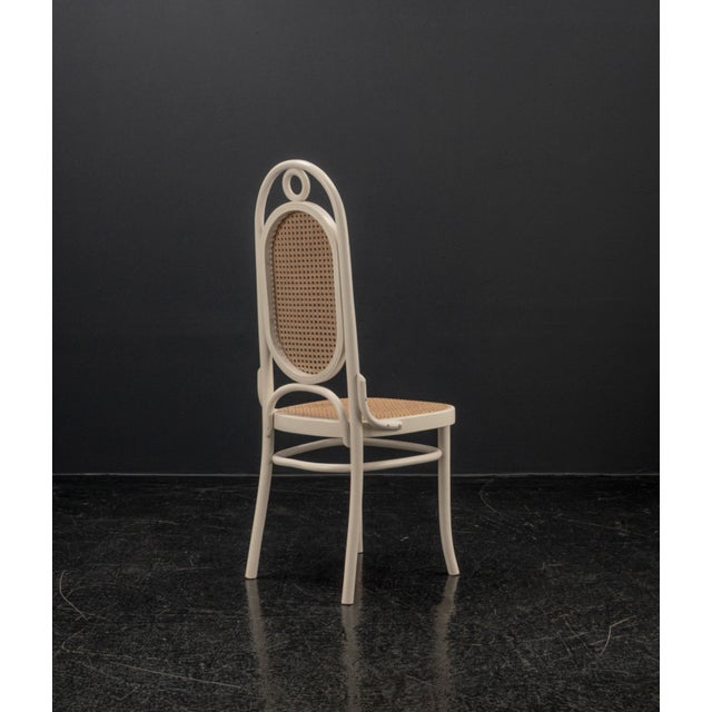 Lange Jan Chairs in White Bentwood from FMG Radomsko, 1940s, Set of 6 For Sale - Image 9 of 18