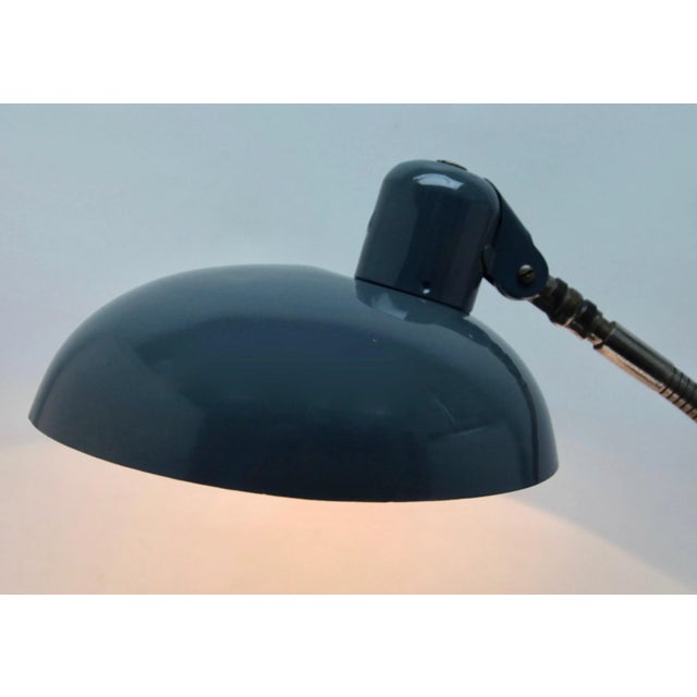 1950s Gray Adjustable Desk or Side Table Lamp from SIS, 1950s For Sale - Image 5 of 11