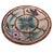 19th Century Majolica Flowers & Butterfly Plate Wasmuel.