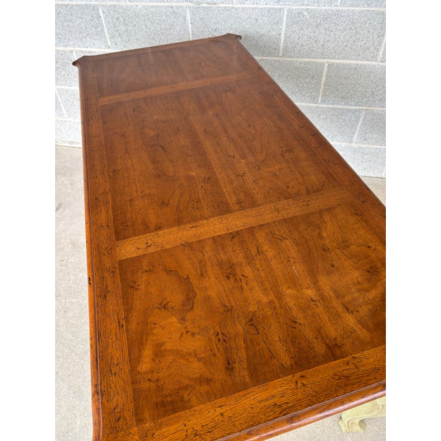 Heritage Grand Tour Country French Style Walnut Writing Desk For Sale - Image 10 of 16
