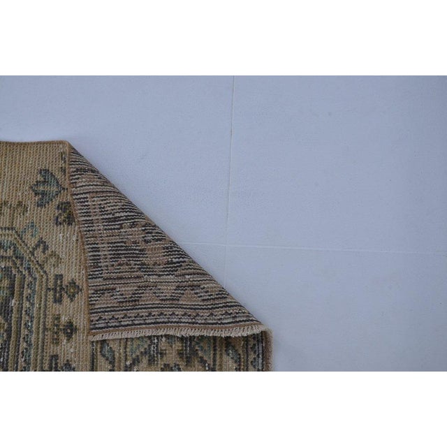 1960s Turkish Anatolian Herki Handmade rug in Turkish Tribal Decorative Herki Rug, Vintage Runner Rug, Turkish Vintage...