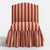 Spritely Home Spritely Home Ashburn Ruffle Slipper Chair in Canopy Stripe Tonal Blush For Sale - Image 4 of 6