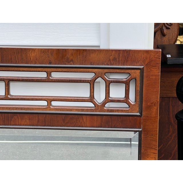 Mid-Century Modern Late 20th Century Vintage Mid-Century Modern Wall Mirror by Hickory White For Sale - Image 3 of 3