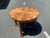Vintage French Empire Style Round Mahogany Accent Round Table For Sale In Sacramento - Image 6 of 12