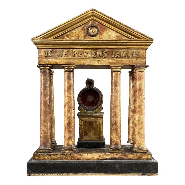Neoclassical Grand Tour Commemorative Temple, 1810s For Sale