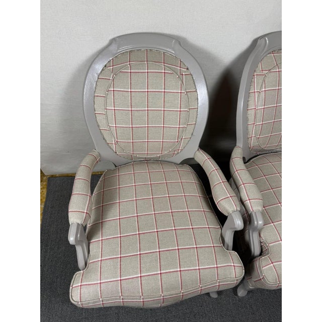 Set of 19th Century Style Armchairs For Sale - Image 5 of 13