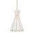 Pretty yet purposeful, Lyra is a modern take on Tiffany lamps of the past. Scalloped detail at both the top and the bottom...