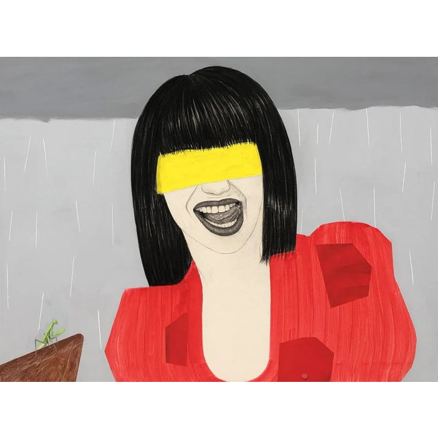 Mateo Andrea, Vestido Rojo, 2019, Mixed Media For Sale - Image 6 of 6