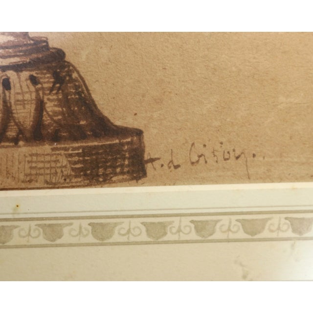 18th Century Antique Original 18th Century Figural Garniture Ornamental Urn Planter Painting For Sale - Image 5 of 12