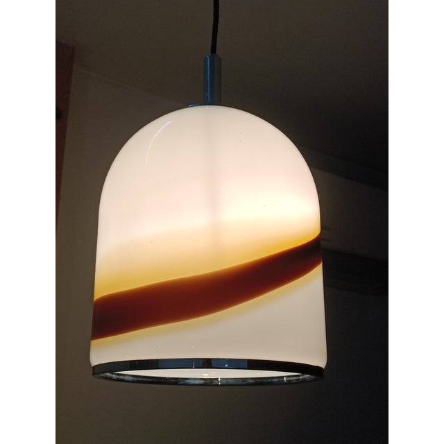 Murano Glass Pendant Lamp, 1970s For Sale - Image 7 of 9