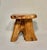Unique, handcrafted Birdseye Maple tree stump side table. 100% wood. Features thick natural organic live-edge shape top,...