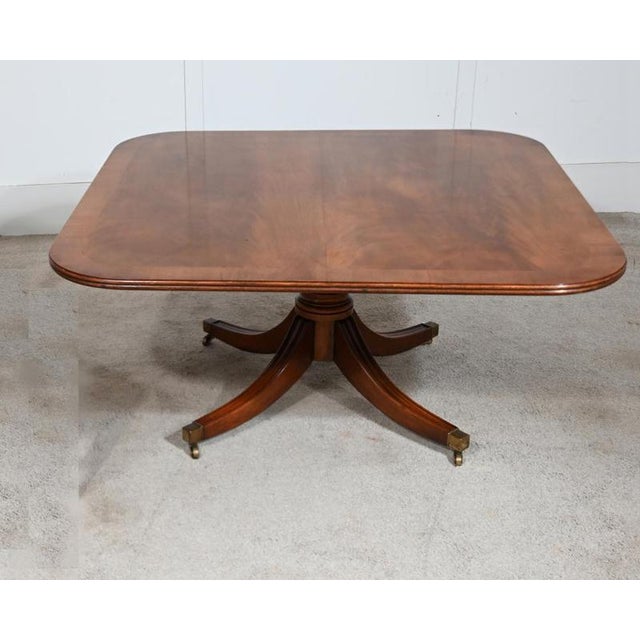 Wood Regency Style Adjustable Height Coffee Table in Mahogany, 1930s For Sale - Image 7 of 7