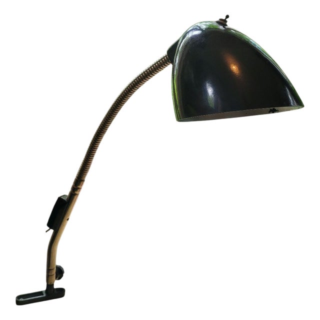 Bauhaus Table Lamp in Bakelite by Erik Kirkman Cole for Ekco, 1940s For Sale