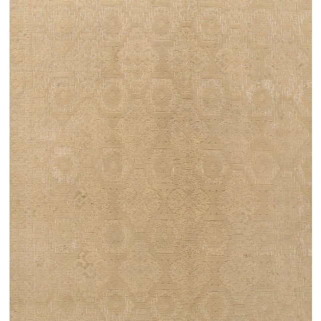 Textile Vintage Spanish Tan Rug 7' X 9'2 For Sale - Image 7 of 8