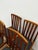 Brown Set of 4 Vintage Mid Century Modern Dining Chairs Attributed to Meredew For Sale - Image 8 of 8
