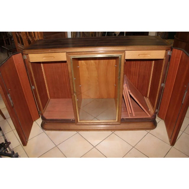 1940s Art Deco Macassar Buffet by Auguste Vallin For Sale - Image 5 of 8