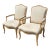 Pair of J. Robert Scott Villa Fauteul Suede Leather Arm Chairs For Sale