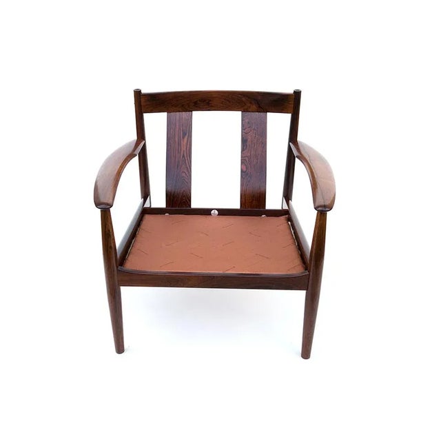 Set of Rosewood Model 118 Armchairs by Grete Jalk for France & Son For Sale - Image 13 of 14