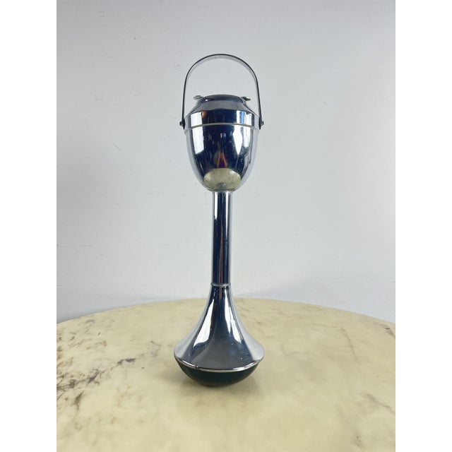 Mid-Century floor ashtray, Italian design from the 1960s Intact and in good condition, small signs of aging.