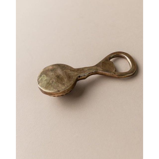 Gold Mid-Century Golf Ball Bottle Opener in Brass, Italy, 1960s For Sale - Image 8 of 11