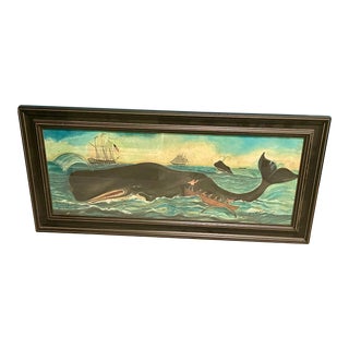 Early 21st Century "The Whalers" Nautical Original Art Print For Sale