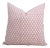 Fabdivine Floral Block Print Pillow Cover 24x24 Inch Duck Canvas-Pink City For Sale