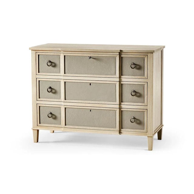 Modern Leather Front Chest of Drawers For Sale In Greensboro - Image 6 of 6