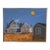 Maggie Meredith, 1922-2012, Nantucket Folk Art Architectural Landscape Painting For Sale