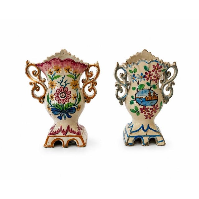 Potuguese Earthenware Jugs, 19th Century, Set of 2 For Sale - Image 6 of 6