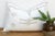 White White Diamond Lumbar Moroccan Silk Pillow For Sale - Image 8 of 8