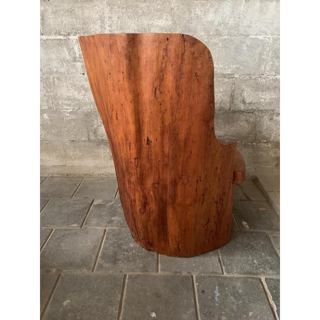 Rustic Swedish Pine Log Stump Chair Kubbstol 1970s, 1960s For Sale - Image 3 of 17