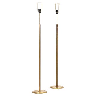 Norwegian Floor Lamps by Svend Mejlstrøm for Mejlstrøms Belysning, 1960s, Set of 2 For Sale