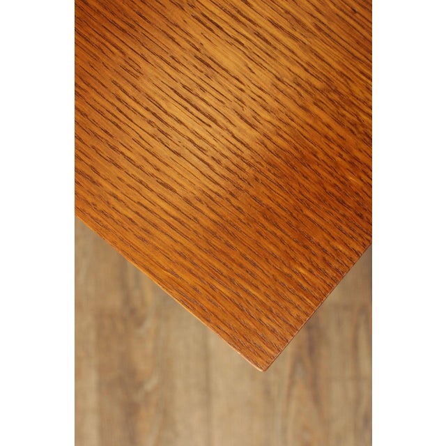 Stickley Mission Collection Oak Drop Leaf Side Table For Sale In Philadelphia - Image 6 of 12