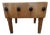 Vintage Michigan Maple Block Co. Solid Maple Butcher Block Table-Petoskey, Michigan-12.5" Thick For Sale