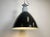 Large Industrial Enamel Factory Pendant Lamp from Elektrosvit, 1960s For Sale - Image 12 of 15