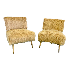Mid 20th Century Mid Century Chair Pair in Style of Billy Haines