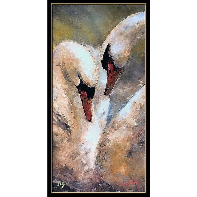 Message us to inquire about custom framing options! (Included for free with every purchase) The artwork here, "Intimacy"...