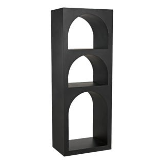 NOIR Aqueduct Bookcase, A, Black Metal For Sale