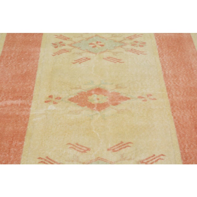 Contemporary 1960s Vintage Turkish Oushak Hand Knotted Rug With Organic Wool and Soft Texture,5'X7'5" For Sale - Image 3 of 7