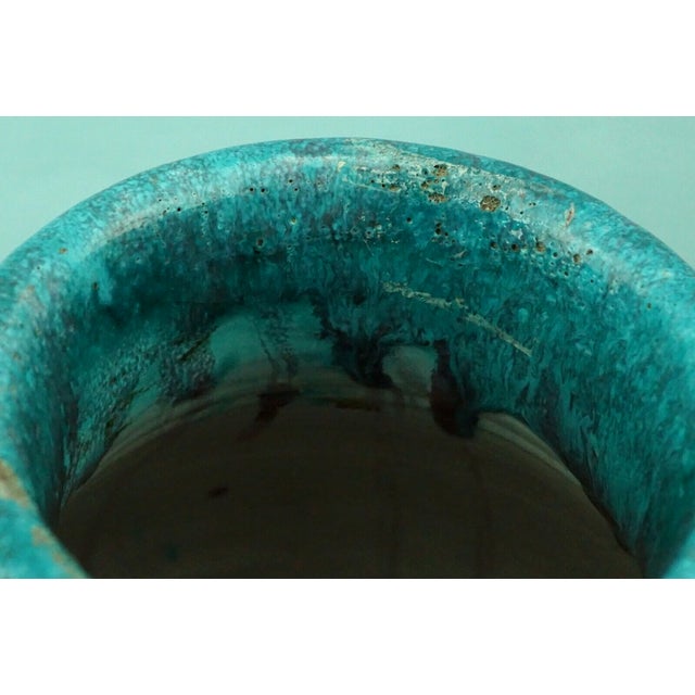 Acid-Treated Ceramic Vase by Ugo Zaccagnini, Italy, 1930s For Sale - Image 10 of 18