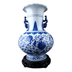 Chinese Porcelain Lotus Flower Haitangzun