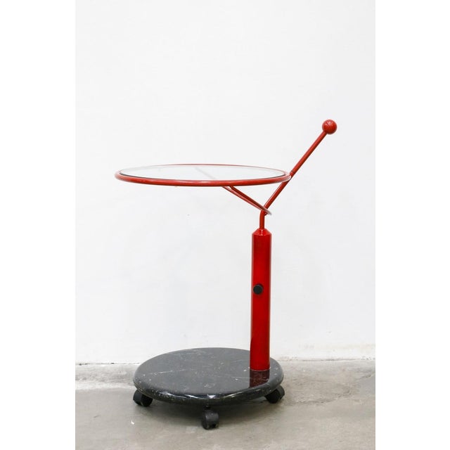 Colleoni Carrello Coffee Table by Tarcisio Colzani for Porada Italia, 1980s For Sale - Image 13 of 16