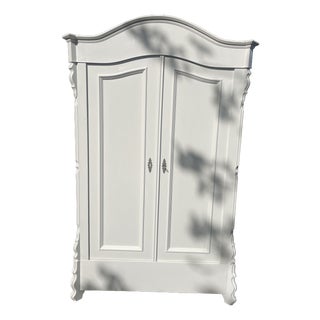 Antique Fir Wardrobe, 1890s For Sale