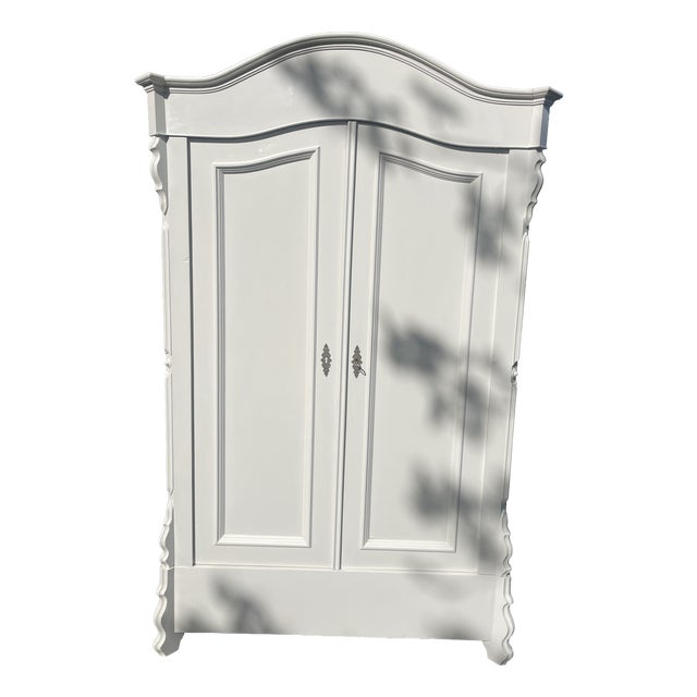 Antique Fir Wardrobe, 1890s For Sale
