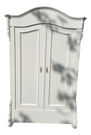 Antique Fir Wardrobe, 1890s