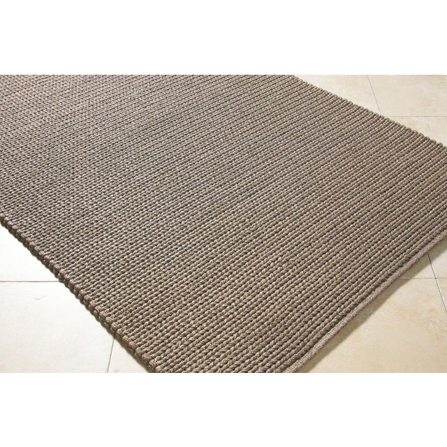 Nautical Beach House Handmade Rug Beige 9x12 For Sale - Image 3 of 4