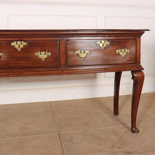 English Oak Dresser Base, 1760s For Sale - Image 5 of 12