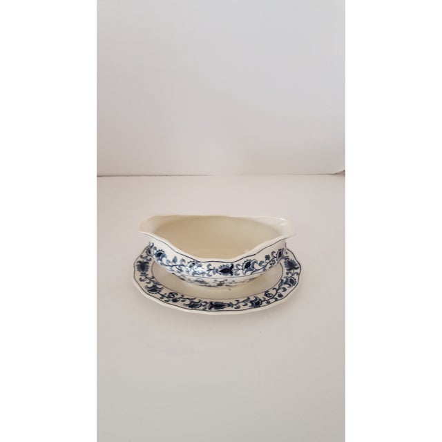 Vintage Nikko Japan Double Phoenix Ming Tree Blue Pattern Six Piece Set For Sale In Phoenix - Image 6 of 13