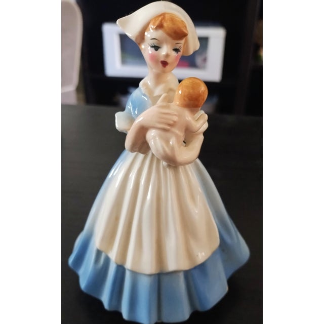 Traditional Organic Lefton Nurse Figurines (Five) For Sale - Image 3 of 4